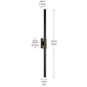 Kichler - 59150BKTLED - LED Outdoor Wall Mount - Nocar - Textured Black
