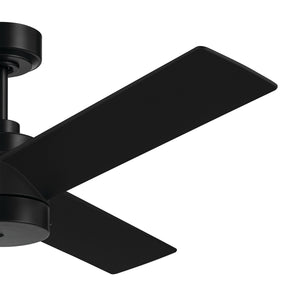 Kichler - 300375BK - 52" Ceiling Fan - Spyn Lite - Black
