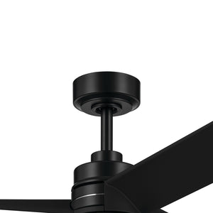 Kichler - 300375BK - 52" Ceiling Fan - Spyn Lite - Black