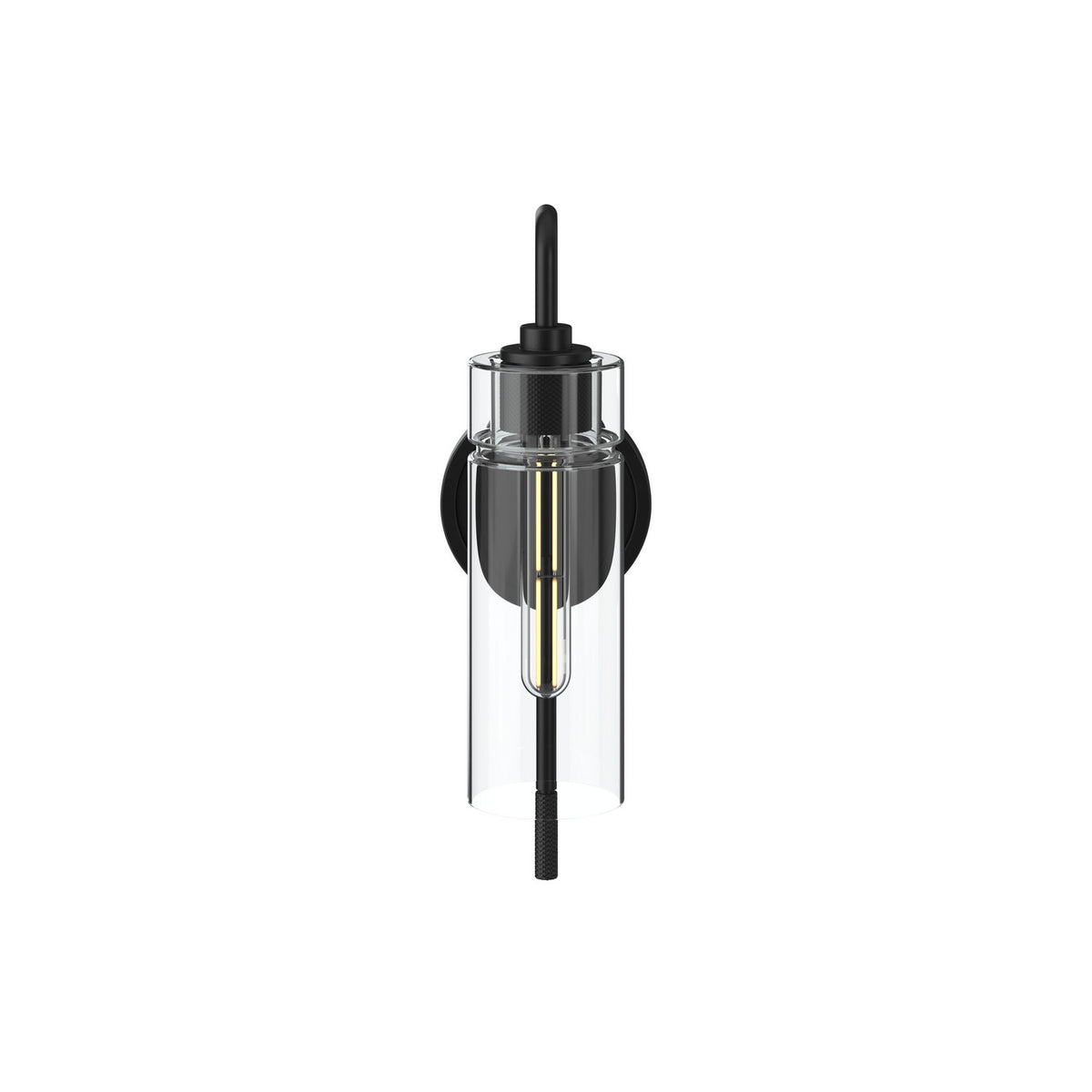 Kichler - 55250BK - One Light Wall Sconce - Niccol - Black