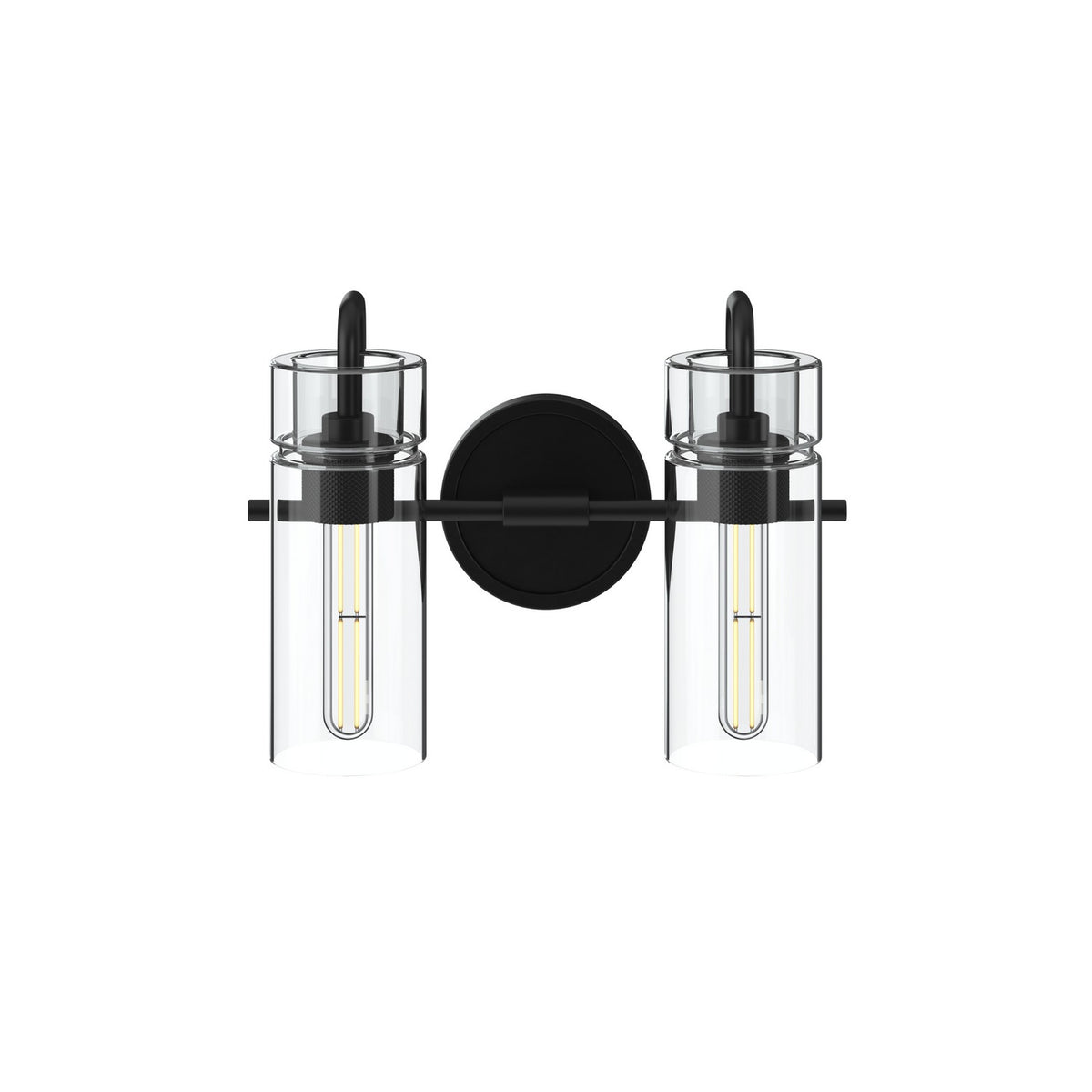 Kichler - 55251BK - Two Light Bath - Niccol - Black