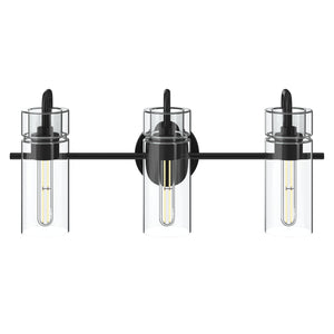 Kichler - 55252BK - Three Light Bath - Niccol - Black