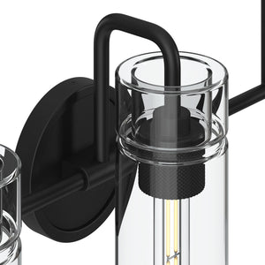 Kichler - 55252BK - Three Light Bath - Niccol - Black