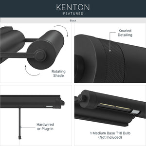 Kichler - 52813BK - LED Picture Light - Kenton - Black