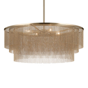 Kichler - 52823CPZ - Four Light Chandelier - Khaite - Champagne Bronze
