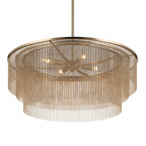 Kichler - 52823CPZ - Four Light Chandelier - Khaite - Champagne Bronze