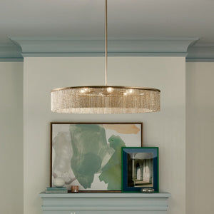 Kichler - 52824CPZ - Six Light Chandelier - Khaite - Champagne Bronze