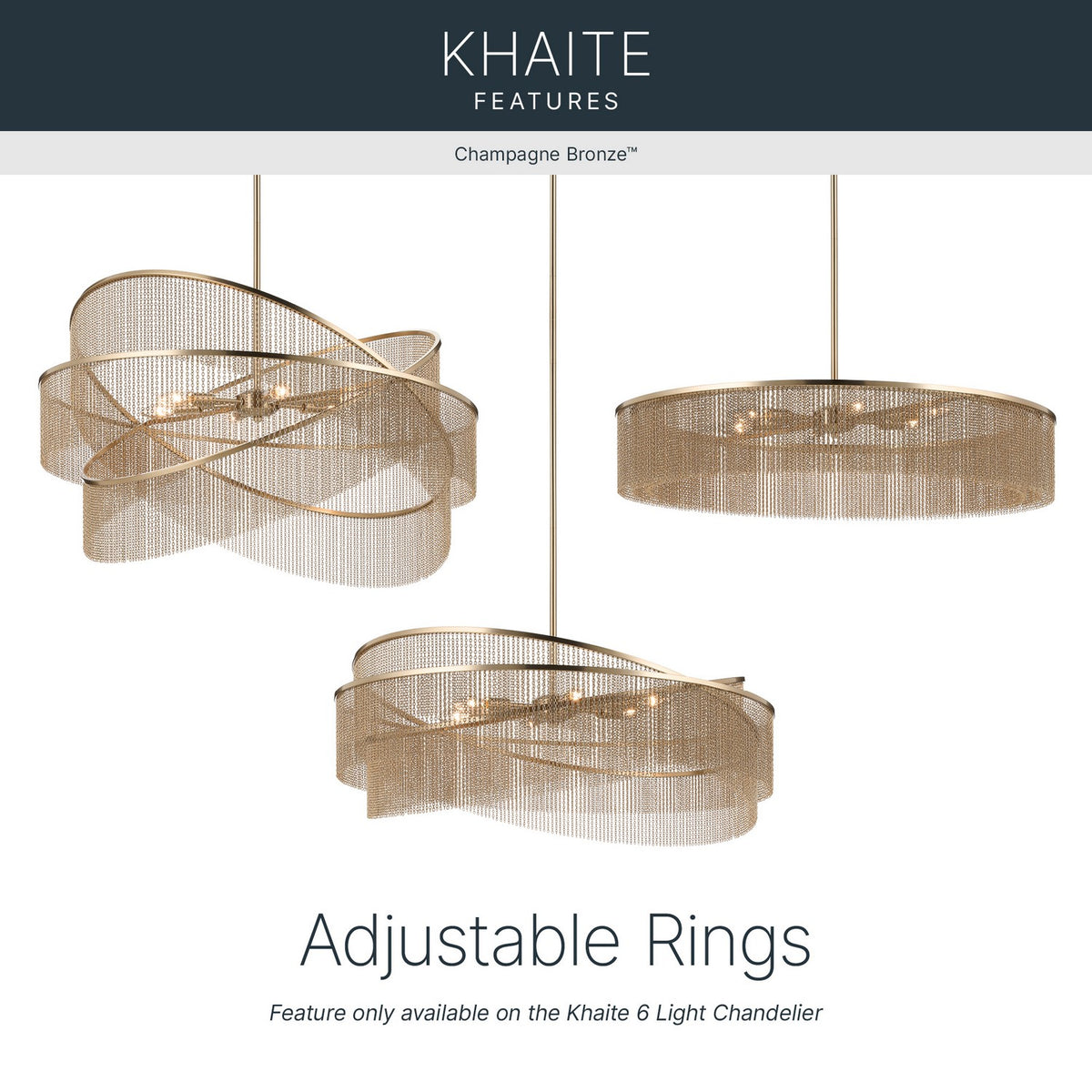 Khaite Six Light Chandelier