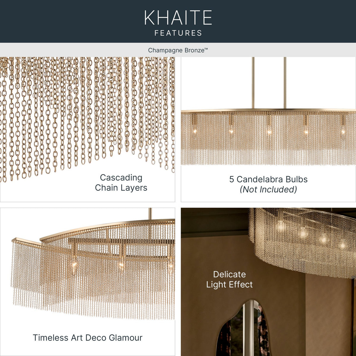 Khaite Linear Chandelier