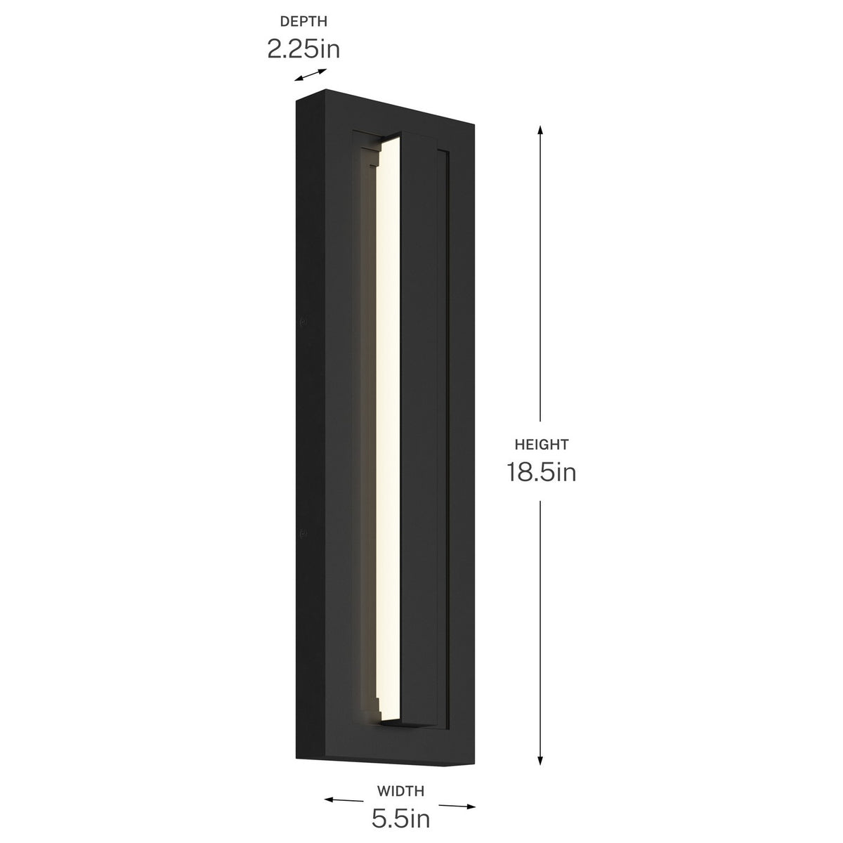 Kichler - 59169BKLED - LED Outdoor Wall Mount - Arik - Black