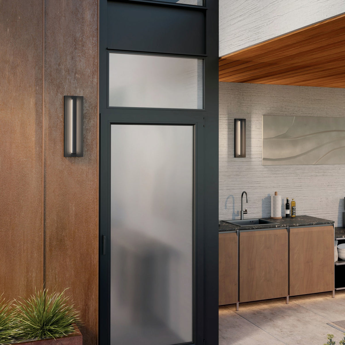 Kichler - 59169BKLED - LED Outdoor Wall Mount - Arik - Black