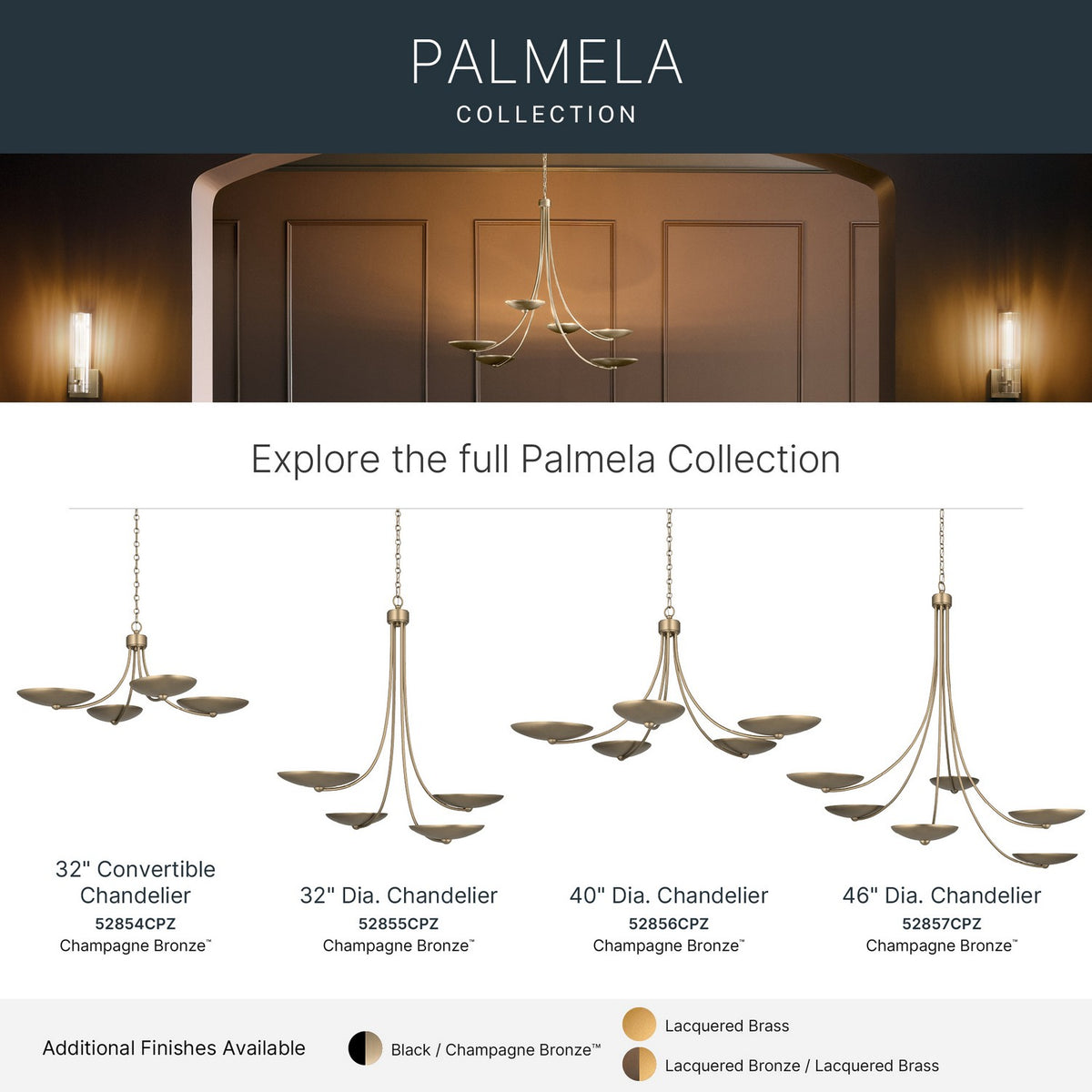 Palmela Convertible Chandelier