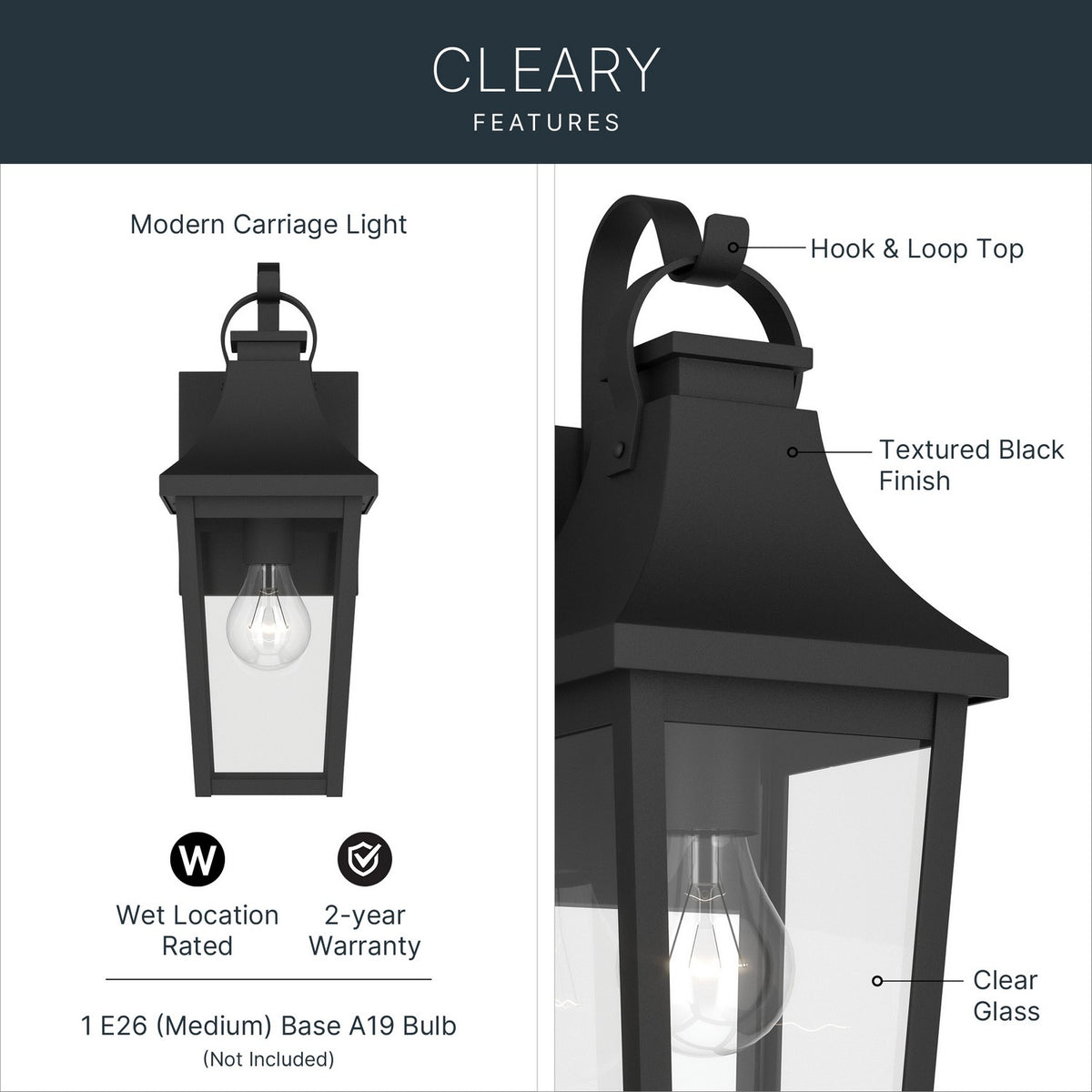 Cleary Outdoor Wall Mount