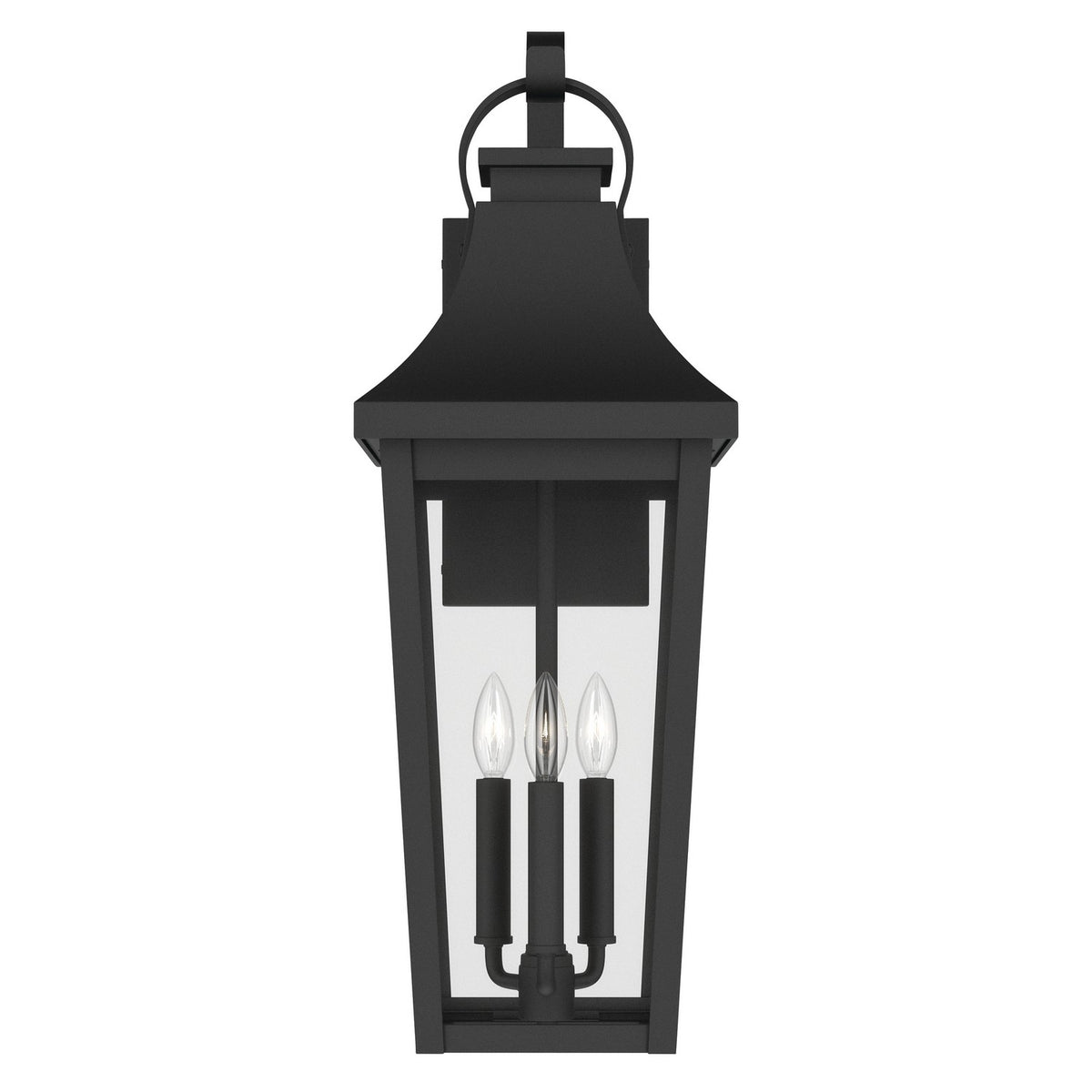 Kichler - 59196BKT - Three Light Outdoor Wall Mount - Cleary - Textured Black