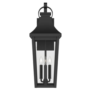 Kichler - 59196BKT - Three Light Outdoor Wall Mount - Cleary - Textured Black
