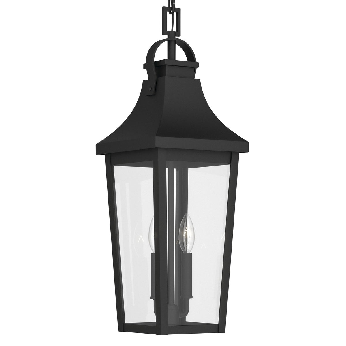 Kichler - 59198BKT - Two Light Outdoor Pendant - Cleary - Textured Black