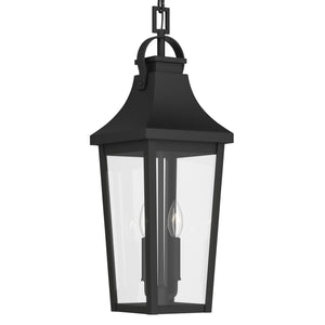 Kichler - 59198BKT - Two Light Outdoor Pendant - Cleary - Textured Black