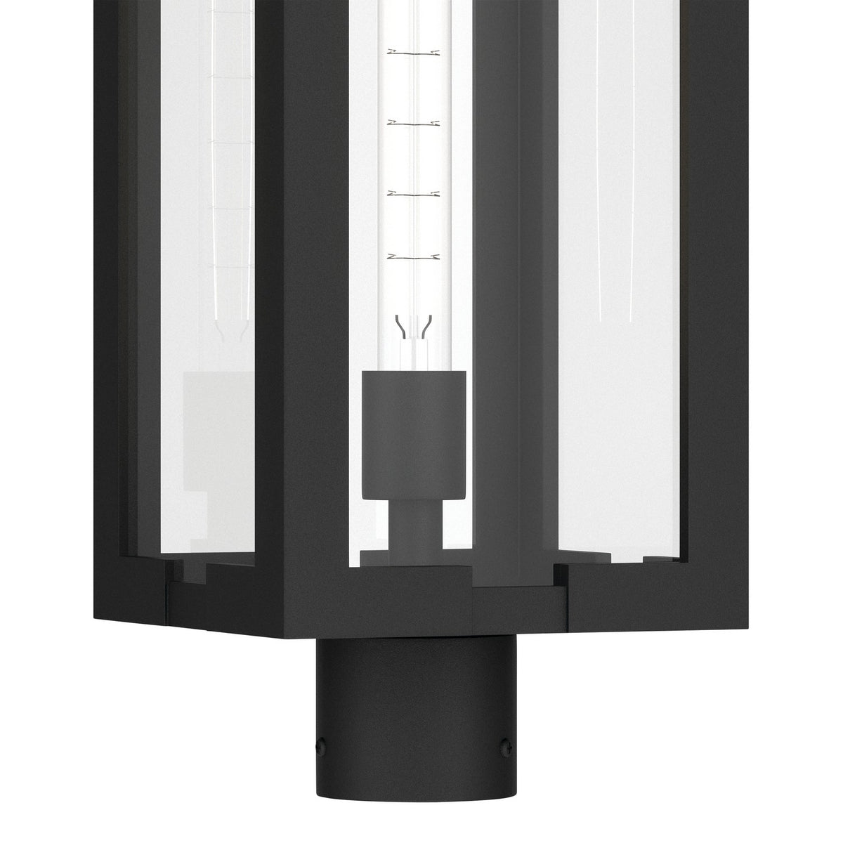 Kichler - 59211BKT - One Light Outdoor Post Lantern - Calen - Textured Black