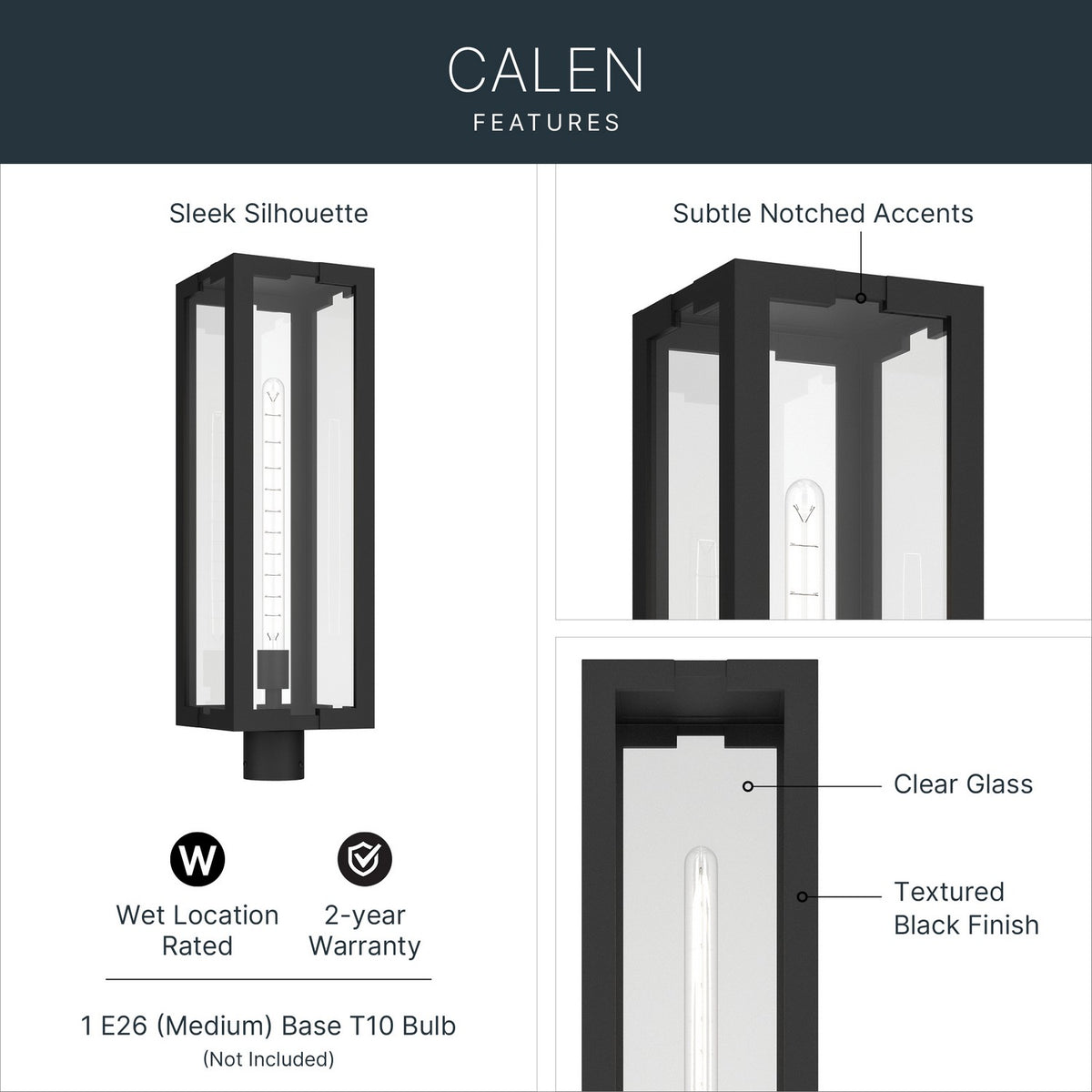 Calen Outdoor Post Lantern
