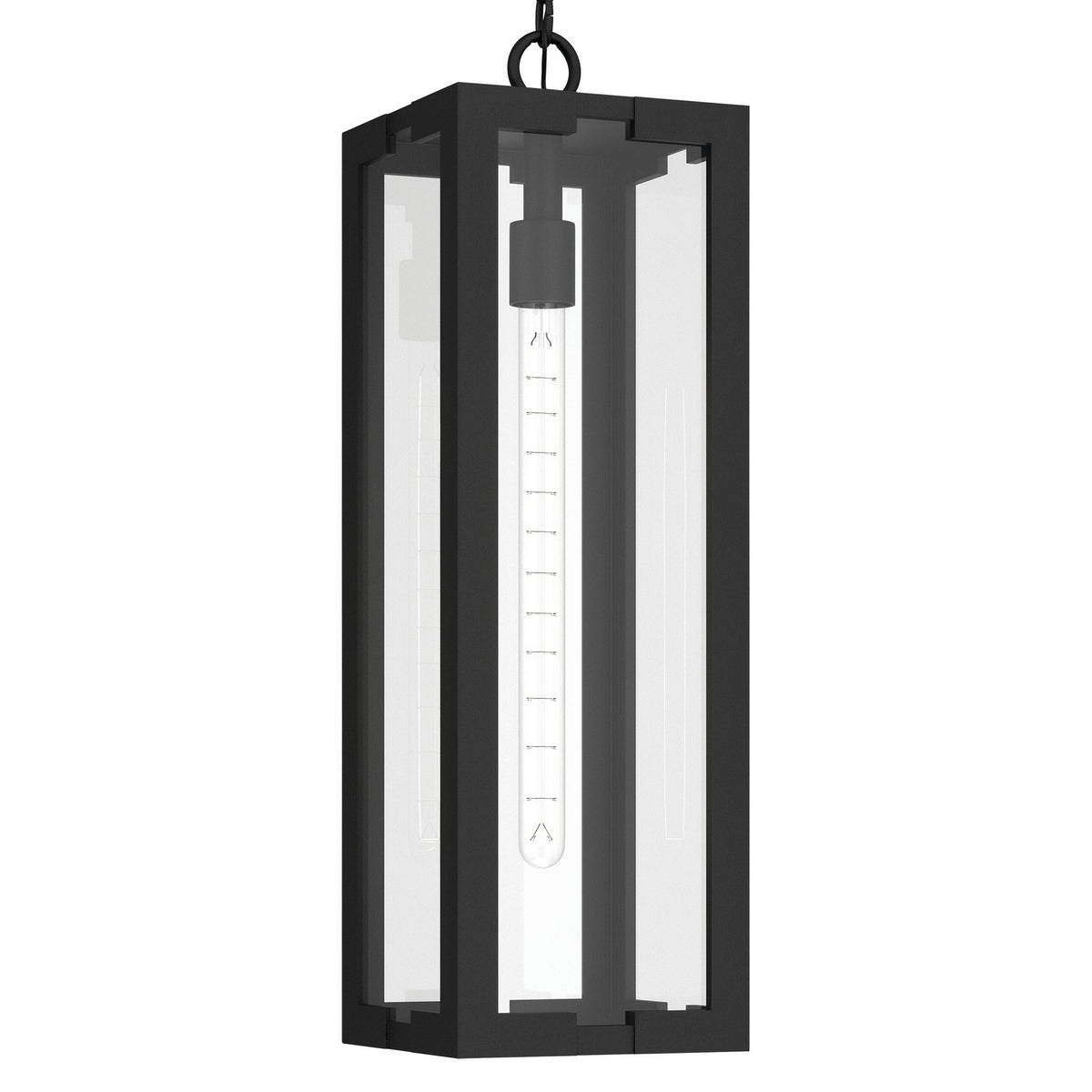 Kichler - 59212BKT - One Light Outdoor Pendant - Calen - Textured Black