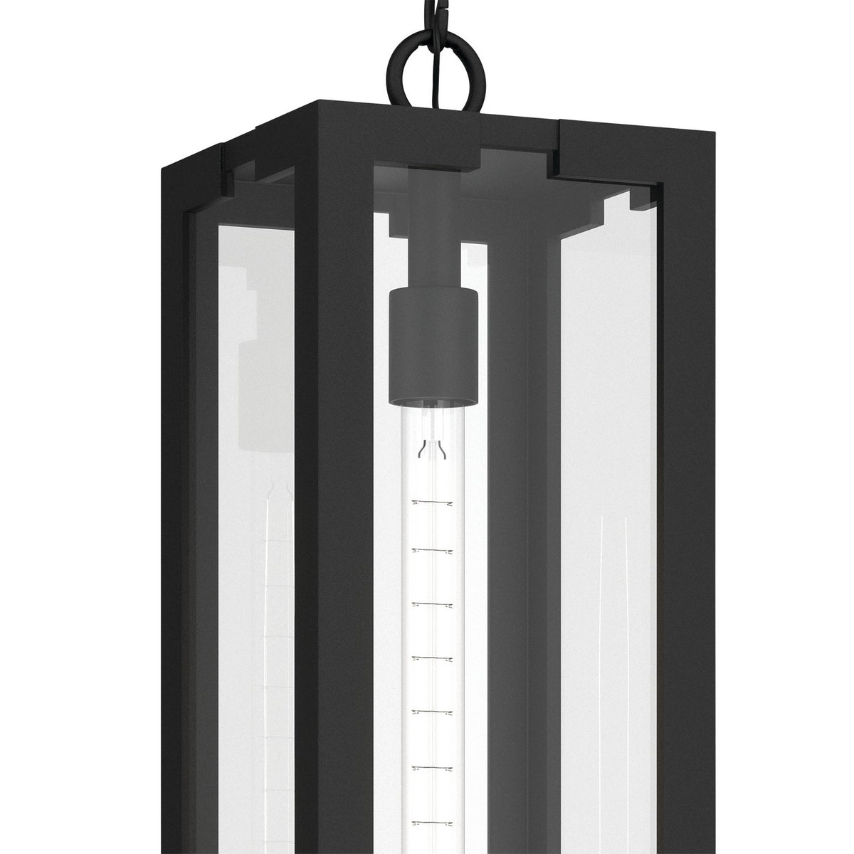 Kichler - 59212BKT - One Light Outdoor Pendant - Calen - Textured Black