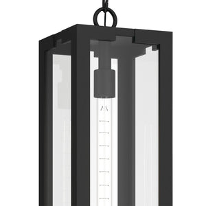 Kichler - 59212BKT - One Light Outdoor Pendant - Calen - Textured Black