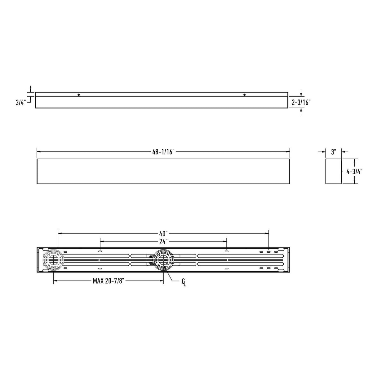 Boulevard Linear Wall Sconce