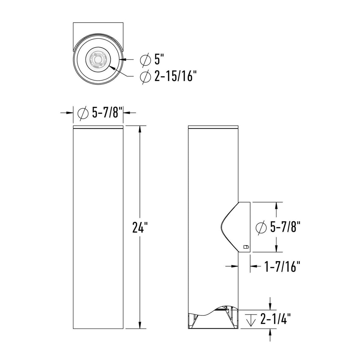 Pillar Wall Sconce