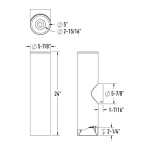 Pillar Wall Sconce