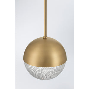 Minka-Lavery - 10126-732 - One Light Mini Pendant - Luniva - Legacy Brass