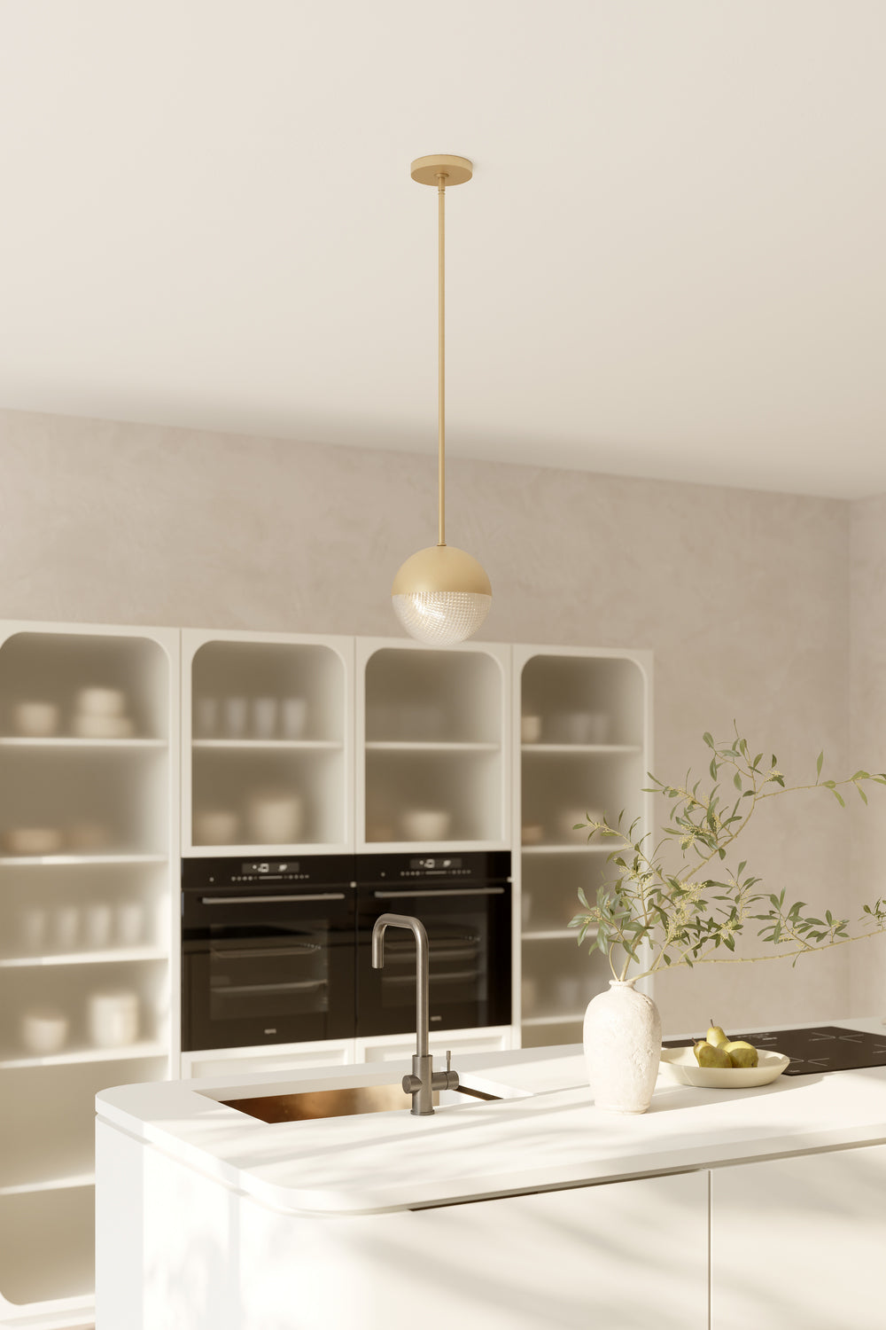 Minka-Lavery - 10126-732 - One Light Mini Pendant - Luniva - Legacy Brass
