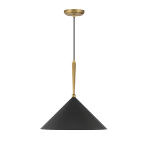 Minka-Lavery - 10315-855 - One Light Pendant - Cortan - Legacy Brass