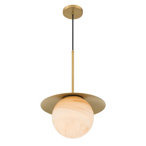 Minka-Lavery - 10385-732 - One Light Pendant - Olenne - Legacy Brass
