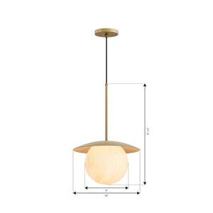 Minka-Lavery - 10385-732 - One Light Pendant - Olenne - Legacy Brass