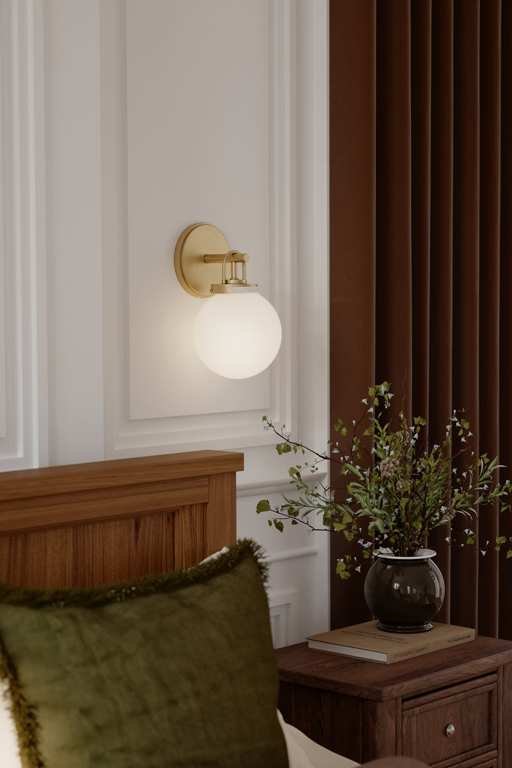 Minka-Lavery - 12011-732 - One Light Bath Sconce - Ortesa - Legacy Brass