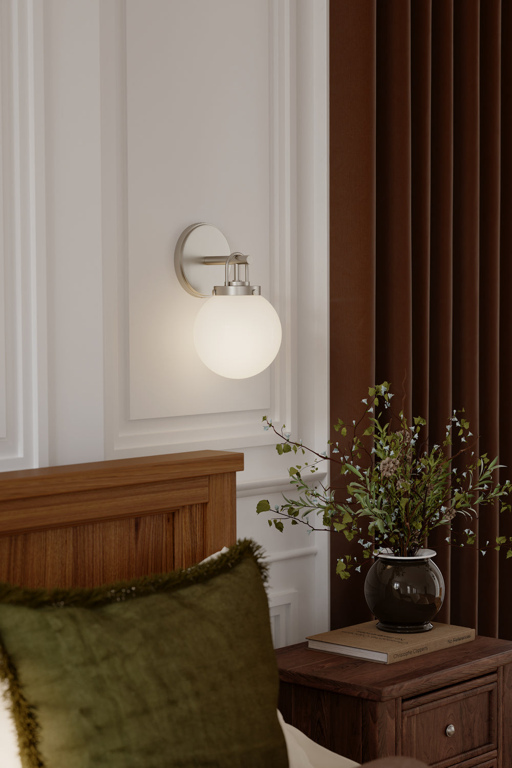 Minka-Lavery - 12011-84 - One Light Bath Sconce - Ortesa - Brushed Nickel