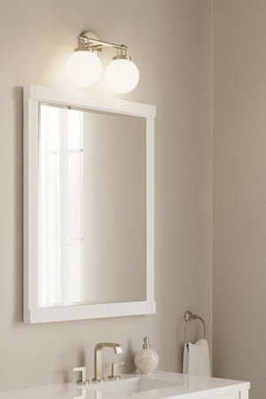 Minka-Lavery - 12012-84 - Two Light Vanity - Ortesa - Brushed Nickel