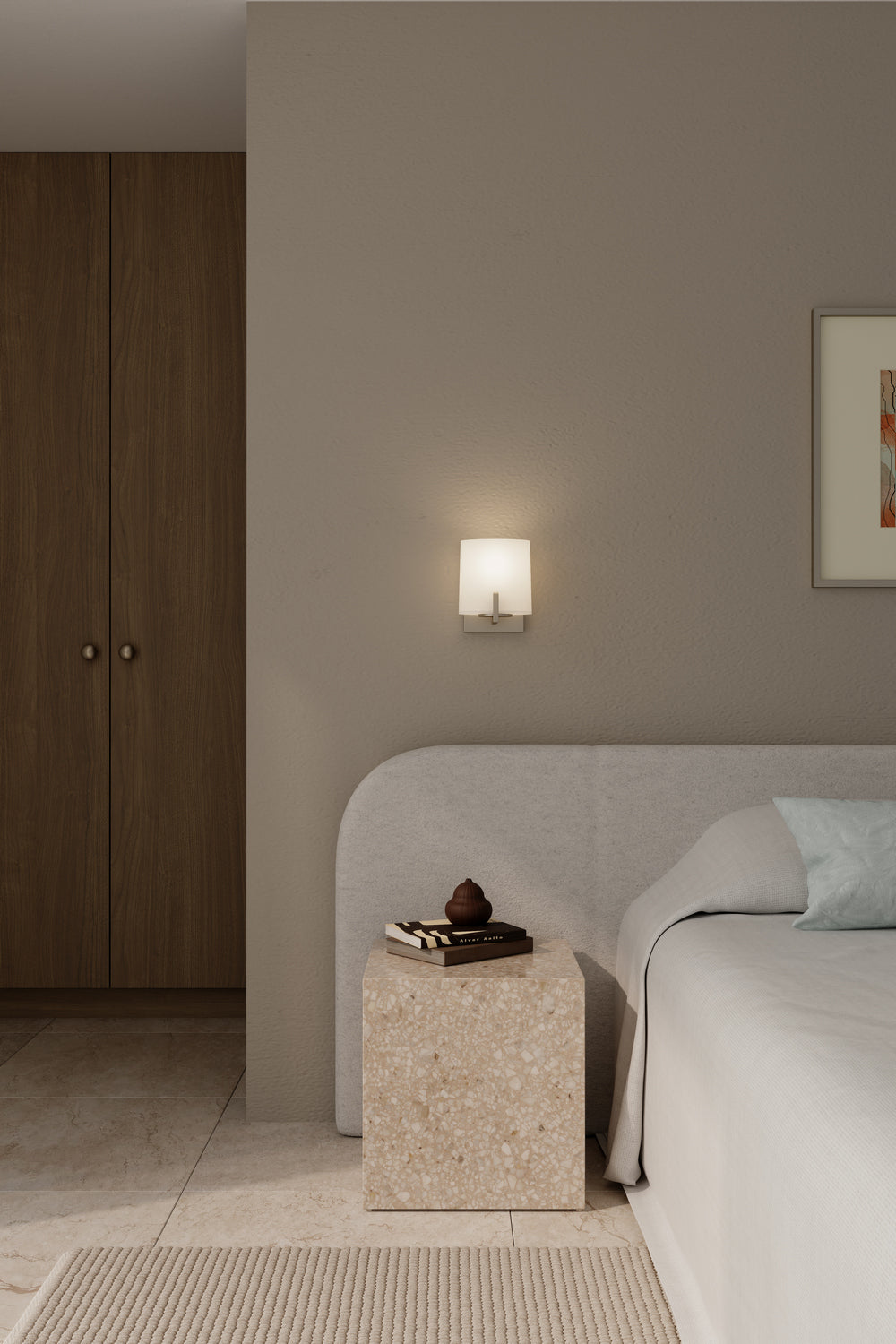 Minka-Lavery - 12431-84 - One Light Bath Sconce - Mirelle - Brushed Nickel