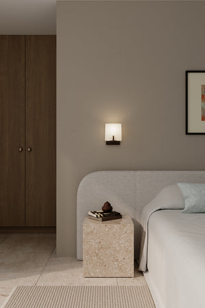 Minka-Lavery - 12431-899 - One Light Bath Sconce - Mirelle - Dark Matte Black