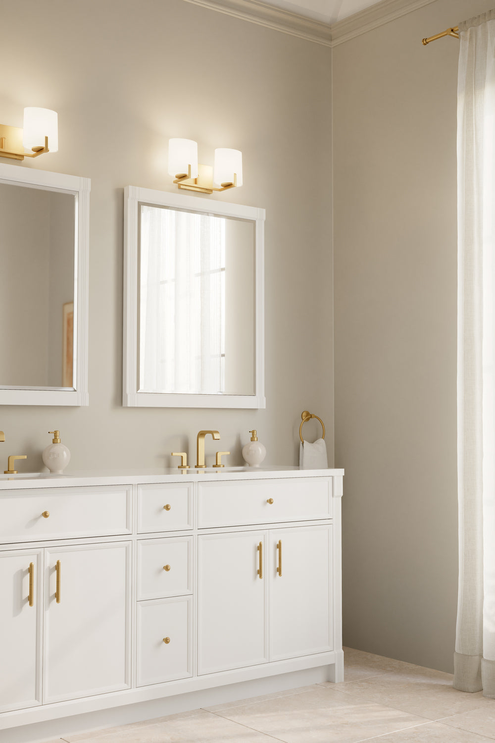 Minka-Lavery - 12432-732 - Two Light Vanity - Mirelle - Legacy Brass