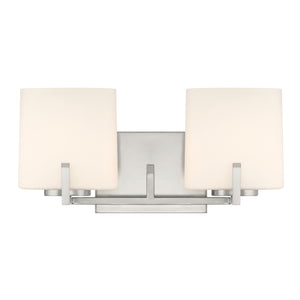 Minka-Lavery - 12432-84 - Two Light Vanity - Mirelle - Brushed Nickel