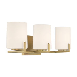 Minka-Lavery - 12433-732 - Three Light Vanity - Mirelle - Legacy Brass