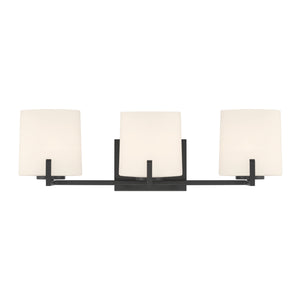 Minka-Lavery - 12433-899 - Three Light Vanity - Mirelle - Dark Matte Black