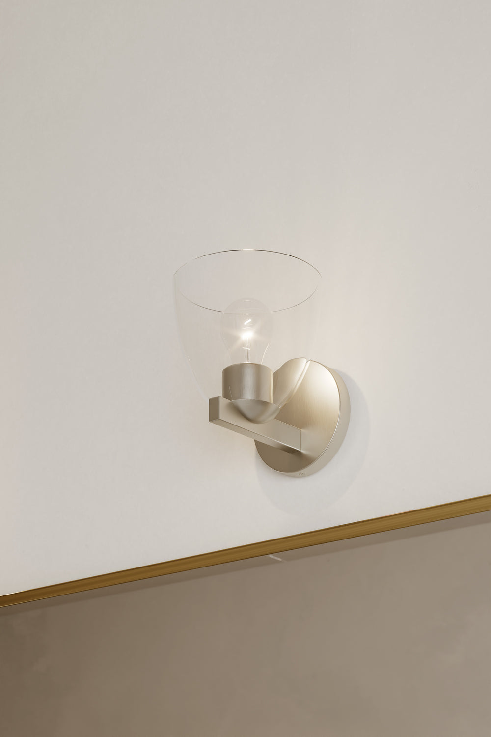 Minka-Lavery - 12481-84 - One Light Bath Sconce - Noellea - Brushed Nickel