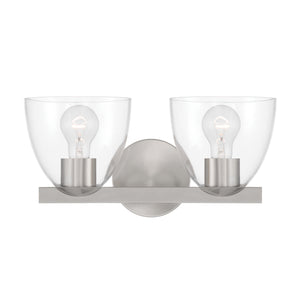 Minka-Lavery - 12482-84 - Two Light Vanity - Noellea - Brushed Nickel