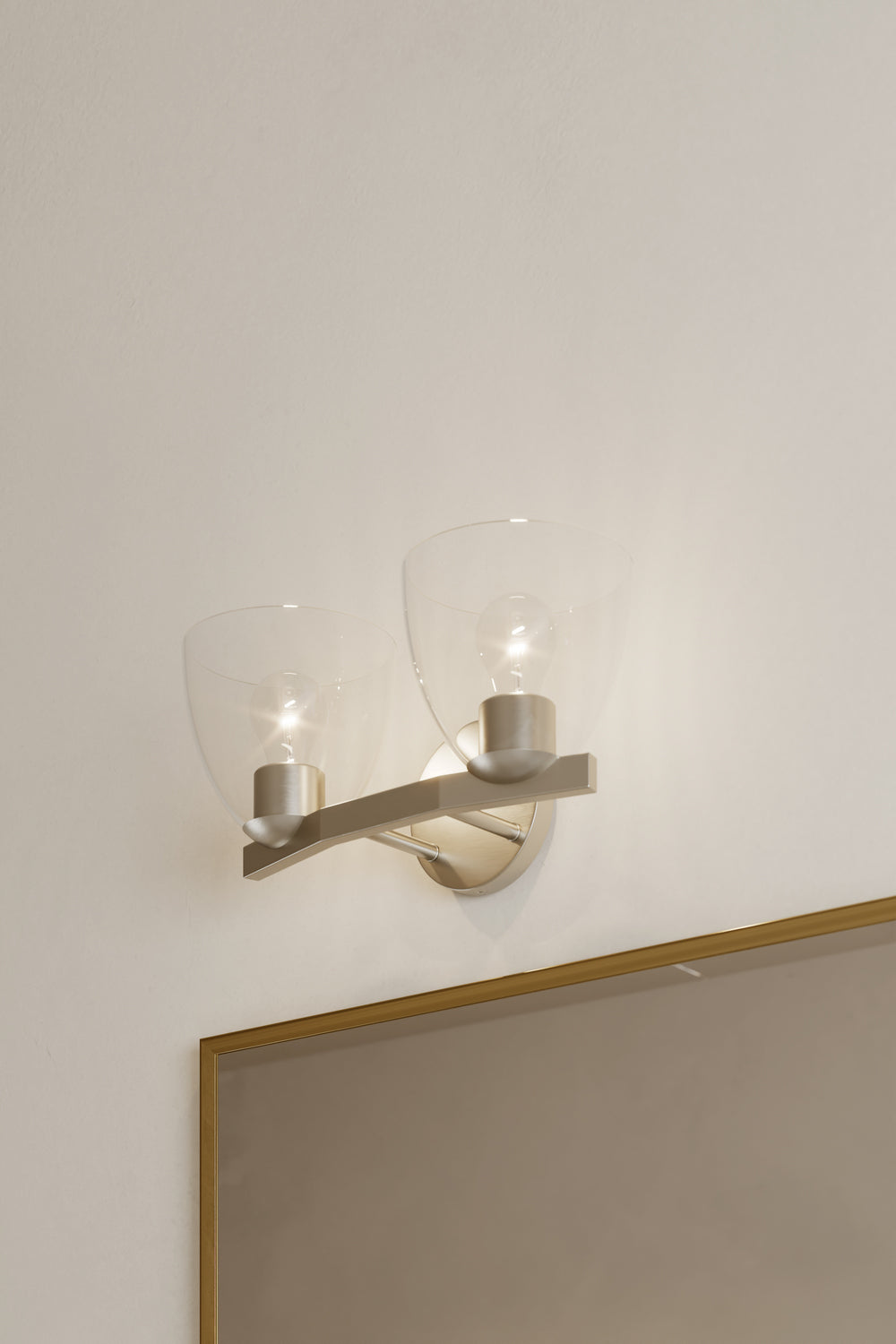 Minka-Lavery - 12482-84 - Two Light Vanity - Noellea - Brushed Nickel