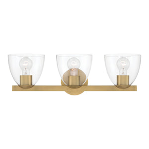 Minka-Lavery - 12483-732 - Three Light Vanity - Noellea - Legacy Brass
