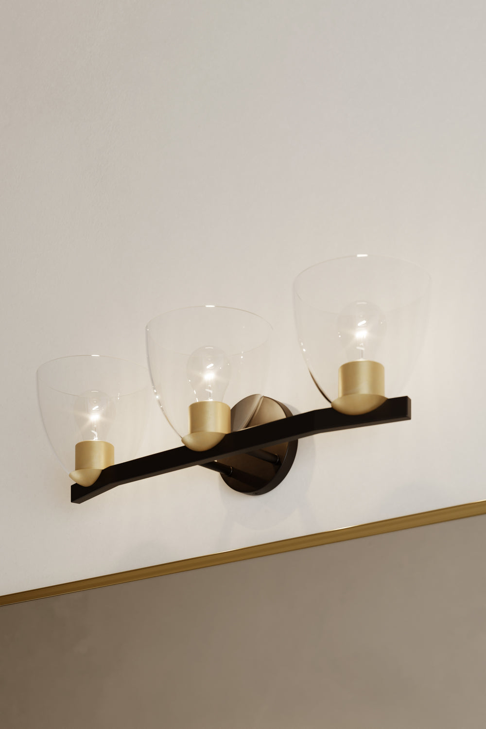 Minka-Lavery - 12483-796 - Three Light Vanity - Noellea - Dark Bronze