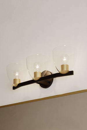 Minka-Lavery - 12483-796 - Three Light Vanity - Noellea - Dark Bronze