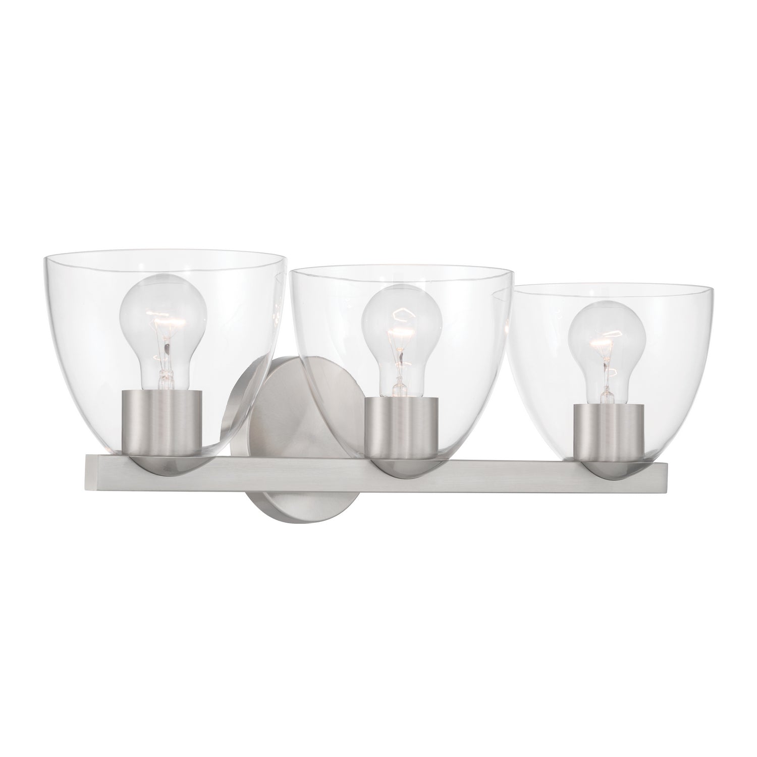 Minka-Lavery - 12483-84 - Three Light Vanity - Noellea - Brushed Nickel